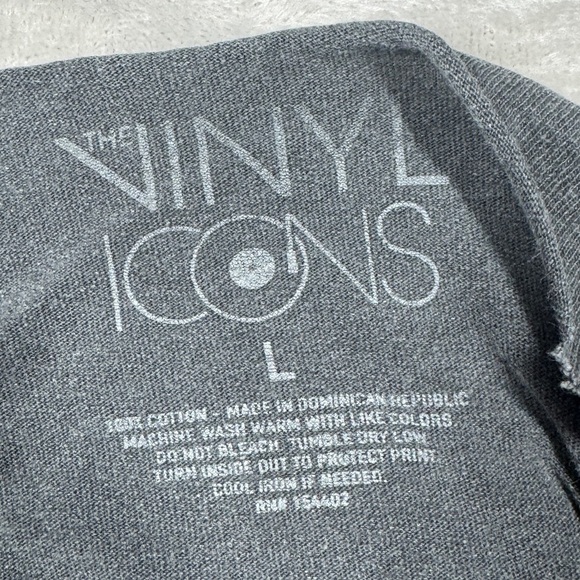 Vinyl Icons Motley Crue Too Fast For Love Motorcycle Heavily Distressed Shirt L - Picture 14 of 14